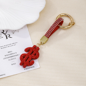 Gantungan Kunci Kreatif Berlian Dolar AS dengan Simbol Dolar untuk Mobil, Tas, Dompet, Tas Sekolah - Product Image 5