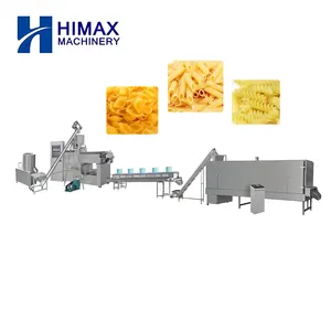 Automatic macaroni pasta fusilli processing line pasta short noodle making machinery