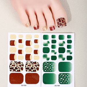 Lot de 24 ongles d'orteil colorés, couverture complète, couche de finition UV, faux ongles en gel, ensembles de conseils d'<span class=keywords><strong>art</strong></span> des pieds <span class=keywords><strong>pour</strong></span> femmes, adolescentes et filles - Product Image 4