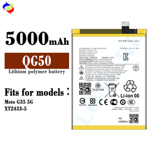 Venta al por mayor mejor precio 3,91 V 5000mAh QG50 batería de repuesto para Moto G35 5G DE LA XT2433-5 - Product Image 2
