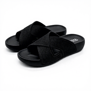 <span class=keywords><strong>Chaussons</strong></span> ergonomiques en PU souple pour femmes, confortables, sans ampoules, légers, imperméables, faits à la main, minimalistes, pour la maison - Product Image 3