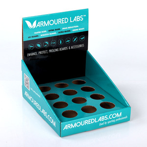 Custom riciclabile rotante pieghevole cartone espositore moderno tavolo <span class=keywords><strong>Top</strong></span> negozio al dettaglio per POP Box per profumo smalto - Product Image 2