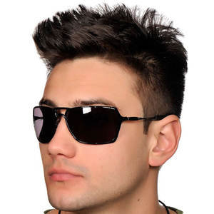 受刑者サングラスメンズデザイナーOO4014ブラックメタルスクエアメガネレディースファイヤーレンズファッション偏光眼鏡65mm - Product Image 3