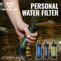 Filtre à eau WRELS, filtre à eau portable léger, cartouche de filtre à eau, purificateur d'eau pour la maison et les activités de plein air, filtre à eau du robinet