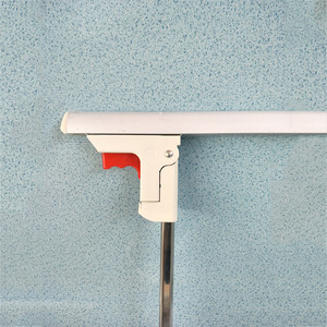 Accessoires de <span class=keywords><strong>lit</strong></span> d'hôpital de sécurité Offre Spéciale Rail de Protection Cuivre Alliage d'aluminium Pli Barrière de Crash pour bébé âgé - Product Image 4