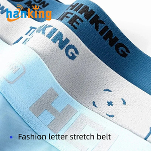 Ehanking Boxer da uomo in seta di ghiaccio e grafene mutandine da uomo traspiranti comode mutandine da Boxer ultrasottile - Product Image 4