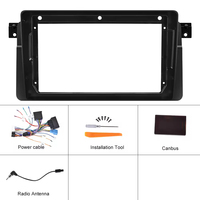 Kit d'installation dédié E46, cadre en plastique 2DIN, 9 pouces, support de modification d'autoradio pour B-M-W 1999-2005