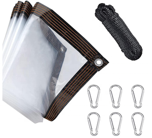 Bâche Poly transparente pour jardin couverture de plante imperméable poulailler Camping - Product Image 6