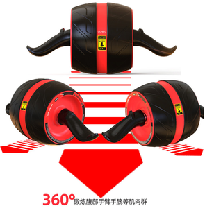 Ruota Doppia per <span class=keywords><strong>Addominali</strong></span> Personalizzata, Vendita Calda, per Esercizi a Casa, Allenamento Fitness - Product Image 4