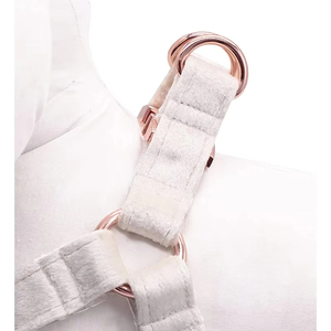 Arnés ajustable de alta calidad, juego de collar y correa para perros, fabricantes de <span class=keywords><strong>terciopelo</strong></span>, juego de arnés para perros sin tirones - Product Image 4