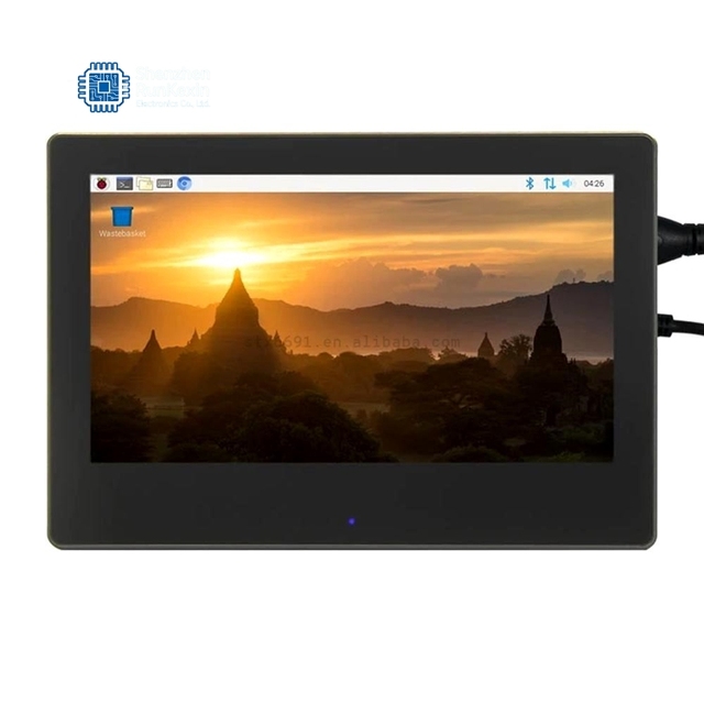 LCD 7 Inch 1024*600 IPS USB Capacitive Touch 7inch LCD Module Display Monitor Screen Panel With Enclosure for Raspberry Pi