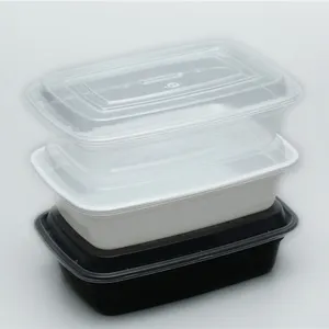 disposable 1000ml take away round plastic food containers