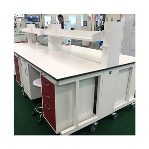 Meubles de laboratoire universitaire, table, banc, bancs de travail de laboratoire de <span class=keywords><strong>physique</strong></span> et de <span class=keywords><strong>chimie</strong></span>, banc de laboratoire en acier durable avec évier - Product Image 6