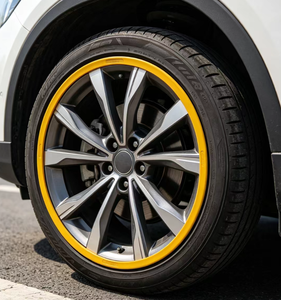 ชุดป้องกันขอบล้อรถยนต์ OEM ยี่ห้อ RIM PROTECTORS สำหรับ Tesla Model 3/Y วงแหวนป้องกันดุมล้ออะลูมิเนียม ขนาด 14-24 นิ้ว ใช้ได้กับรถยนต์อื่นๆ จำนวน 4 ชิ้น - Product Image 3