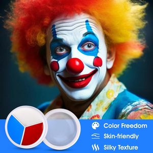 Kit <span class=keywords><strong>de</strong></span> Pintura Facial Profesional, Suministros <span class=keywords><strong>para</strong></span> <span class=keywords><strong>Pintar</strong></span> <span class=keywords><strong>Caras</strong></span>, Colores Listos <span class=keywords><strong>para</strong></span> Usar en Fiestas y 3 Colores <span class=keywords><strong>de</strong></span> Pintura Corporal - Product Image 3