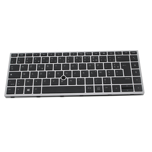 Mới Dành Cho Bàn Phím Máy Tính Xách Tay <span class=keywords><strong>HP</strong></span> Elitebook 840 G5 846 G5 840 G6 Khung Bạc Có Đèn Nền Với Bố Cục Pháp FR - Product Image 4