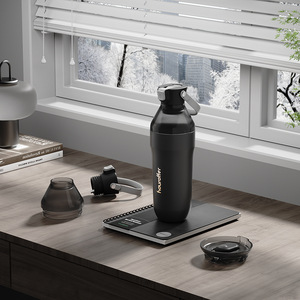 Hauraffer Stainless Steel Tumbler Set 304 Metal Double Wall Vacuum Insulated Travel Bottle With Lids Navy Blue - Product Image 3