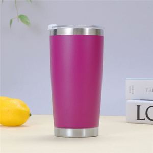 Purple Tumbler 20Oz Stainless Steel Vacuum Insulated Double Wall Vacuum Powder Coated Matte Leak Proof <b>Cup</b> Tum ASM25 - Product Image 6