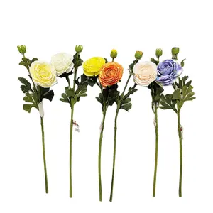 Groothandel Ranunculus Bloem Zijde Stof Materiaal Lotus Roos Voor Huwelijksfeest Kunstmatige Ranonkel Bloem