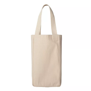 Reusable Cotton Canvas <strong>Wine</strong> Carrier <strong>Bags</strong> - Product Image 3