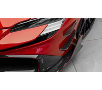 Body Kit Serat Karbon Kering Model M untuk Ferrari SF90, Bumper Depan dengan Air Knife untuk Ferrari SF90
