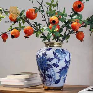 Vase de table artisanal en céramique de Style chinois pot de gingembre vase de <span class=keywords><strong>Delft</strong></span> en <span class=keywords><strong>porcelaine</strong></span> vase floral bleu et blanc pour la décoration intérieure - Product Image 5