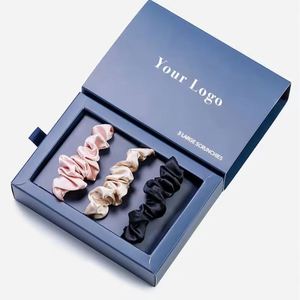 High Quality Real <b>100</b>% Mulberry <b>Silk</b> <b>Hair</b> Ties <b>Scrunchies</b> for Girl Women - Product Image 1