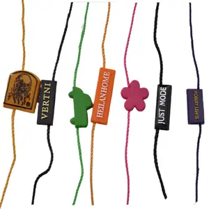 Custom fashion design plastic hang tag string/ Rope for Shoes/Bags/Luggages/Garment/household items