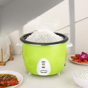 Olla Arrocera Verde de 1.5-2.8L con Forma de Tambor, Olla Blanca, Tapa de Vidrio, Función Automática para Mantener Caliente, Electrodoméstico Pequeño para Cocina, Forma de Tambor para una Cocción Uniforme - Product Image 3