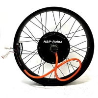 Kit de conversion de moteur de moyeu de vélo électrique Fardriver ND72680 DKD pour pneus larges QS205 V3/V4 150/170/190mm 3/3.5T/5T 72V5000W 26x4.0 pouces