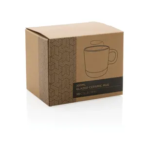 Taza de cerámica esmaltada de 360 ml, merchandising personalizado - Product Image 5