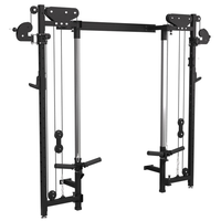 Nouvelle version de rack de squat mural pliable et de rack de résistance pliable avec cadre métallique pour l'entraînement de force des bras et des jambes