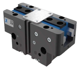 Guide linéaire à double action ZIMMER RBPS6000-A à 3 griffes PNP avec frein et verrouillage de rail - Product Image 4