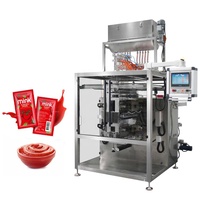 Machine auto 10 voies 4 côtés scellés haute vitesse pour sachets ketchup & sauces