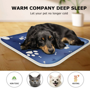 Termostato con calefacción eléctrica ajustable, almohadilla térmica impermeable para calefacción de mascotas, manta calentadora para perros y gatos - Product Image 2