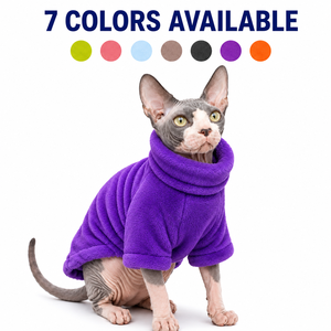 Suéter Personalizado para Perro, Ropa para Cachorros, Diseño <span class=keywords><strong>de</strong></span> Doble Cara para Gatos Sphynx Canadienses, Prendas <span class=keywords><strong>de</strong></span> Invierno a Bajo <span class=keywords><strong>Precio</strong></span> para Mascotas - Product Image 1