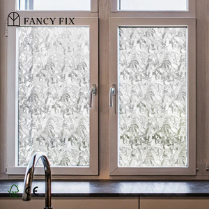 Ventana <span class=keywords><strong>de</strong></span> hielo triturado PVC privacidad se aferra decorativo UV bloque vinilo vidrieras ventana calcomanías <span class=keywords><strong>cocina</strong></span> Oficina - Product Image 1