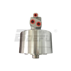 กระบอกไฮดรอลิกแบบหมุน Bdefu ชนิดสองทาง พร้อมหน้าแปลนเหล็ก สำหรับใช้กับเครื่องจักรกล - Product Image 1