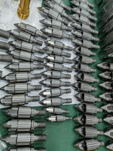 Keyou vít nhựa tên lửa tùy chỉnh máy phun đầu screwtip Bộ DC53 cao ăn mòn cao mặc lâu dài dịch vụ cuộc sống cổ - Product Image 6