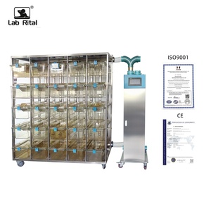 Système de cage ventilée modulaire IVC pour rongeurs, lapins, <span class=keywords><strong>animaux</strong></span> de laboratoire, cage en acier inoxydable - Product Image 2