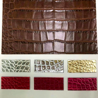 Vente en gros prix d'usine sac à main en cuir PU peau de crocodile miroir extensible pour chaussures de dame vêtements de meubles de canapé