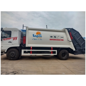 Camión Compactador de Basura Sólida Residencial DONGFENG de 14cbm y 10 Toneladas, Hidráulico, de Alta Relación de Compresión - Product Image 1