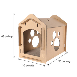 Fournitures écologiques pour animaux de compagnie, grande planche à gratter en <span class=keywords><strong>carton</strong></span> ondulé fait à la main, bricolage de chats, bon marché, 50 pièces - Product Image 2
