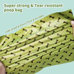 Pet Fully <b>Compostable</b> Eco-Friendly Dog Poop <b>Bag</b> Custom Logo Printed Biodegradable Corn Starch Pet Waste Poop <b>Bags</b> for Dogs - Product Image 5