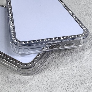 เคสโทรศัพท์ใส TPU แบบ 2D สำหรับพิมพ์ลายแบบระเหิด ขอบเพชรหรูหรา สำหรับ <span class=keywords><strong>OPPO</strong></span> Realme 14 5G 13 Pro 5G และ <span class=keywords><strong>OPPO</strong></span> A5 5G A54 - Product Image 4