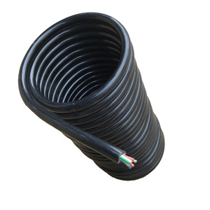 Câble à trois conducteurs à ressort 1,5 mm, gaine TPU, conducteur en cuivre, usage industriel, basse tension - Product Image 1