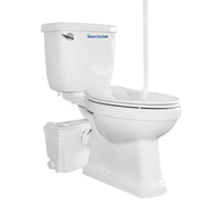 WC à pompe broyeuse de style moderne FLO700, WC à pompe broyeuse sanitaire à haute efficacité