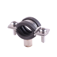 Collier de serrage standard en caoutchouc robuste pour tuyaux fendus