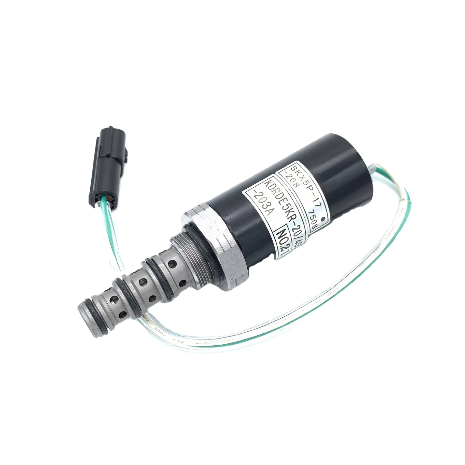 GL части KDRDE5KR-20/40C07-203A ,SK200-6E SK230-6E гидравлический Соленоидный клапан SKX5P-17-208