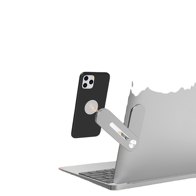 Magnetic Folding Holder for Phone Stand Holder Extension Multi Screen Adjust Support Laptop Side Mount Connect Tablet Bracket